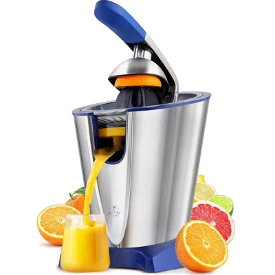 Zulay Kitchen Powerful Electric Citrus Press With Soft Touch Grip Handle In Metallic