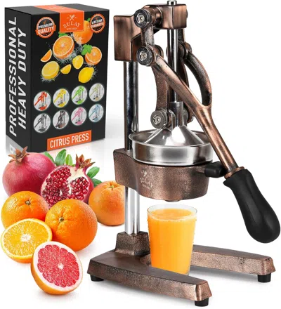 Zulay Kitchen Premium Quality Heavy Duty Manual Orange Juicer And Lime Squeezer Press Stand In Multi