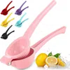 Zulay Kitchen Premium Quality Metal Lemon Squeezer, Citrus Juicer In Pink