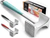 Zulay Kitchen Professional Meat Hammer Tool With Comfort Grip Handle In Green