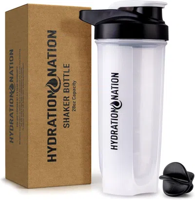 Zulay Kitchen Protein Shaker Bottle 28oz - Shaker Bottles For Protein Mixes With Paddle Shaker Ball