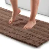 Zulay Kitchen Soft Shaggy Bathroom Rug 17x47
