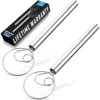 Zulay Kitchen Stainless Steel 13-inch Danish Dough Whisk 2-pack In Silver