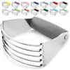 Zulay Kitchen Stainless Steel Dough Blender, Pastry Cutter, Heavy Duty Pastry Blender And Dough Cutter With Blades