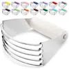 Zulay Kitchen Stainless Steel Dough Blender, Pastry Cutter, Heavy Duty Pastry Blender And Dough Cutter With Blades