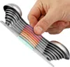 Zulay Kitchen Stainless Steel Measuring Spoon Set In Pink