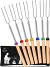 Zulay Kitchen Telescopic Marshmallow Roasting Sticks - 7 Pack