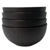 Zulay Kitchen The Contour Bowl - Set Of 4 In Black