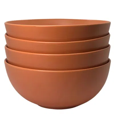 Zulay Kitchen The Contour Bowl - Set Of 4 In Multi