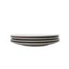 Zulay Kitchen The Contour Dinner Plate - Set Of 4 In White
