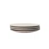 Zulay Kitchen The Contour Salad Plate - Set Of 4 In Beige