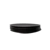 Zulay Kitchen The Contour Salad Plate - Set Of 4 In Black