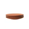 Zulay Kitchen The Contour Salad Plate - Set Of 4 In Multi