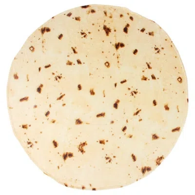 Zulay Kitchen Tortilla Throw Blanket With Drawstring Bag