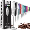 Zulay Kitchen Ultra High Speed Milk Frother With New Upgraded Stand