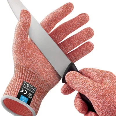 Zulay Kitchen Zulay Cut Resistant Gloves Food Grade Level 5 Protection - Comfortable Safety Cut Resistant Work Glo
