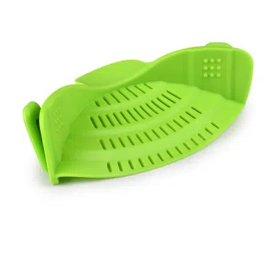 Zulay Kitchen Zulay Silicone Pot Strainer - Adjustable Snap On Strainer For Most Pots & Pans