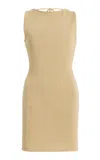 Zulu & Zephyr Exclusive La Isla Lurex Knit Mini Dress In Brown