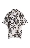 Zulu & Zephyr Floral Cotton Shirt In White