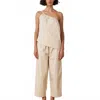 Zulu & Zephyr Organic Cotton Pants In Tan In Neutral