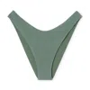 Zulu And Zephyr Textured Curve Brief In Eucalyptus