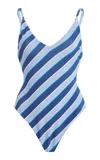 Zulu & Zephyr Striped One-piece Swimsuit
