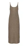 Zulu & Zephyr Textured-knit Cotton-blend Dress