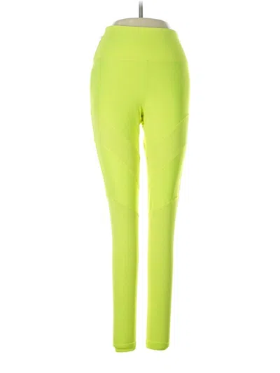 Pre-owned Zumba Wear Active Pants In Green