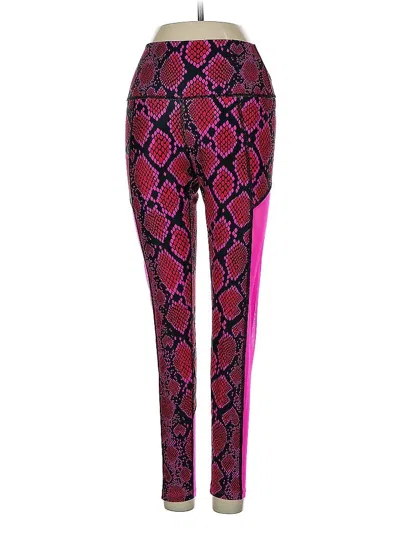 Pre-owned Zumba Wear Active Pants In Pink