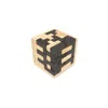 Zunammy Wooden Brain Teasser Puzzle Beige & Black