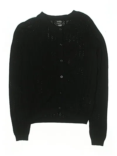 Pre-owned Zunie Kids' Cardigan Sweater In Black