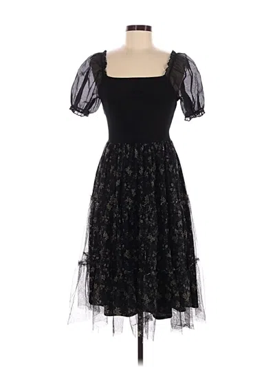 Pre-owned Zunie Cocktail Dress In Black