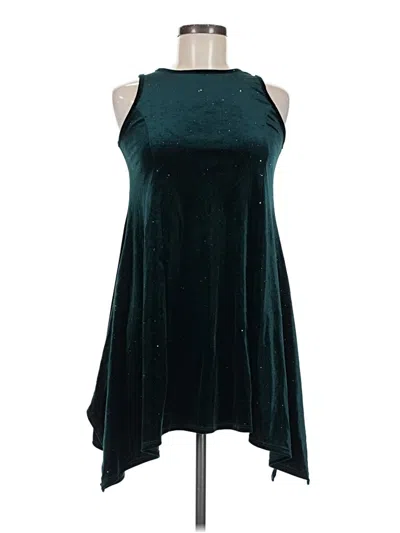 Pre-owned Zunie Cocktail Dress In Teal