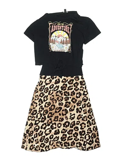 Pre-owned Zunie Kids' Dress In Black