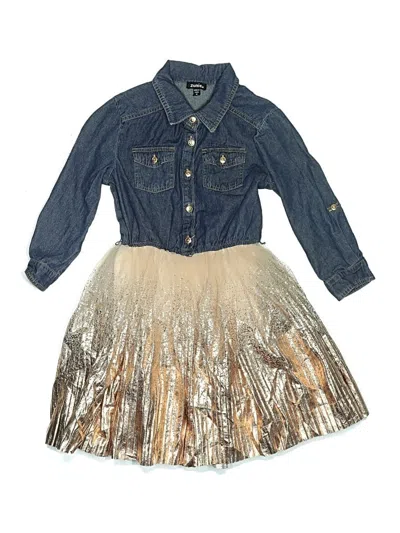 Pre-owned Zunie Kids' Dress In Blue