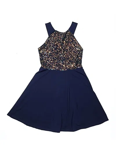 Pre-owned Zunie Kids' Dress In Blue