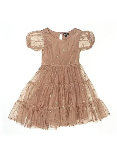 Pre-owned Zunie Kids' Dress In Brown