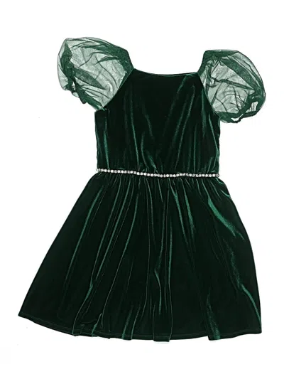 Pre-owned Zunie Kids' Dress In Green