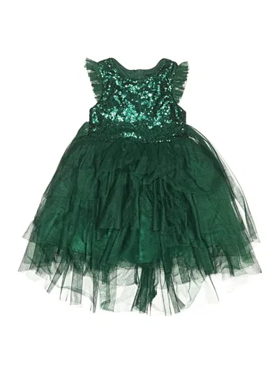 Pre-owned Zunie Kids' Dress In Green