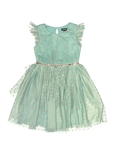 Pre-owned Zunie Kids' Dress In Green