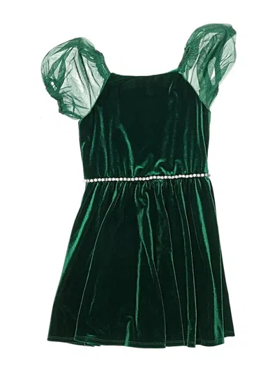 Pre-owned Zunie Kids' Dress In Green