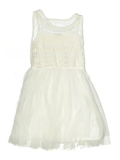 Pre-owned Zunie Kids' Dress In Ivory
