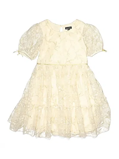 Pre-owned Zunie Kids' Dress In Ivory