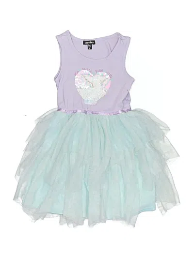 Pre-owned Zunie Kids' Dress In Purple