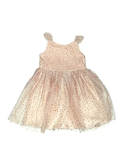 Pre-owned Zunie Kids' Dress In Tan