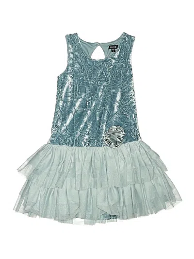 Pre-owned Zunie Kids' Dress In Teal
