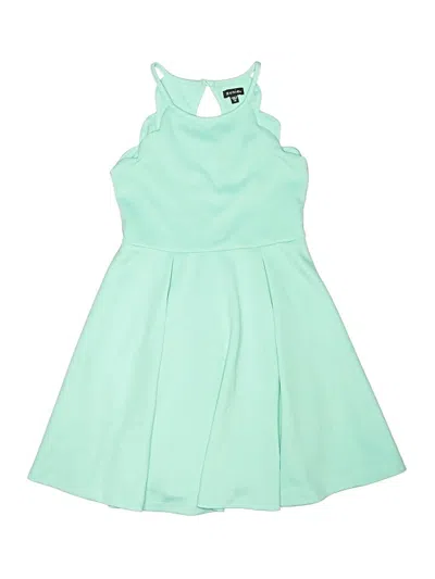 Pre-owned Zunie Kids' Dress In Teal