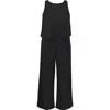 Zunie Kids' Dew Dot Popover Jumpsuit In Black