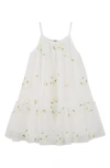 ZUNIE ZUNIE KIDS' FLORAL EMBROIDERY DRESS