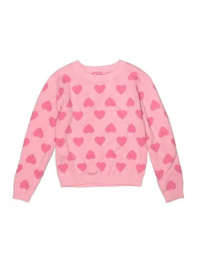 Pre-owned Zunie Kids' Pullover Sweater In Pink
